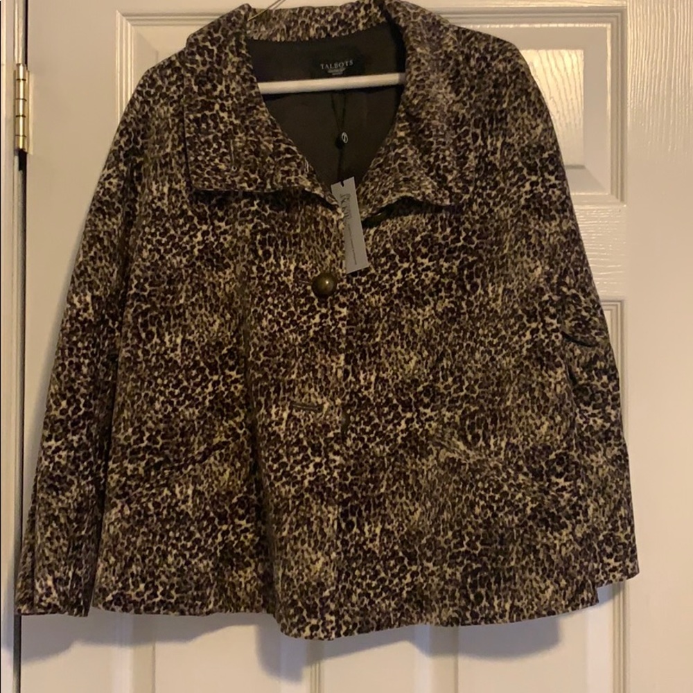 Talbots Leopard Jacket